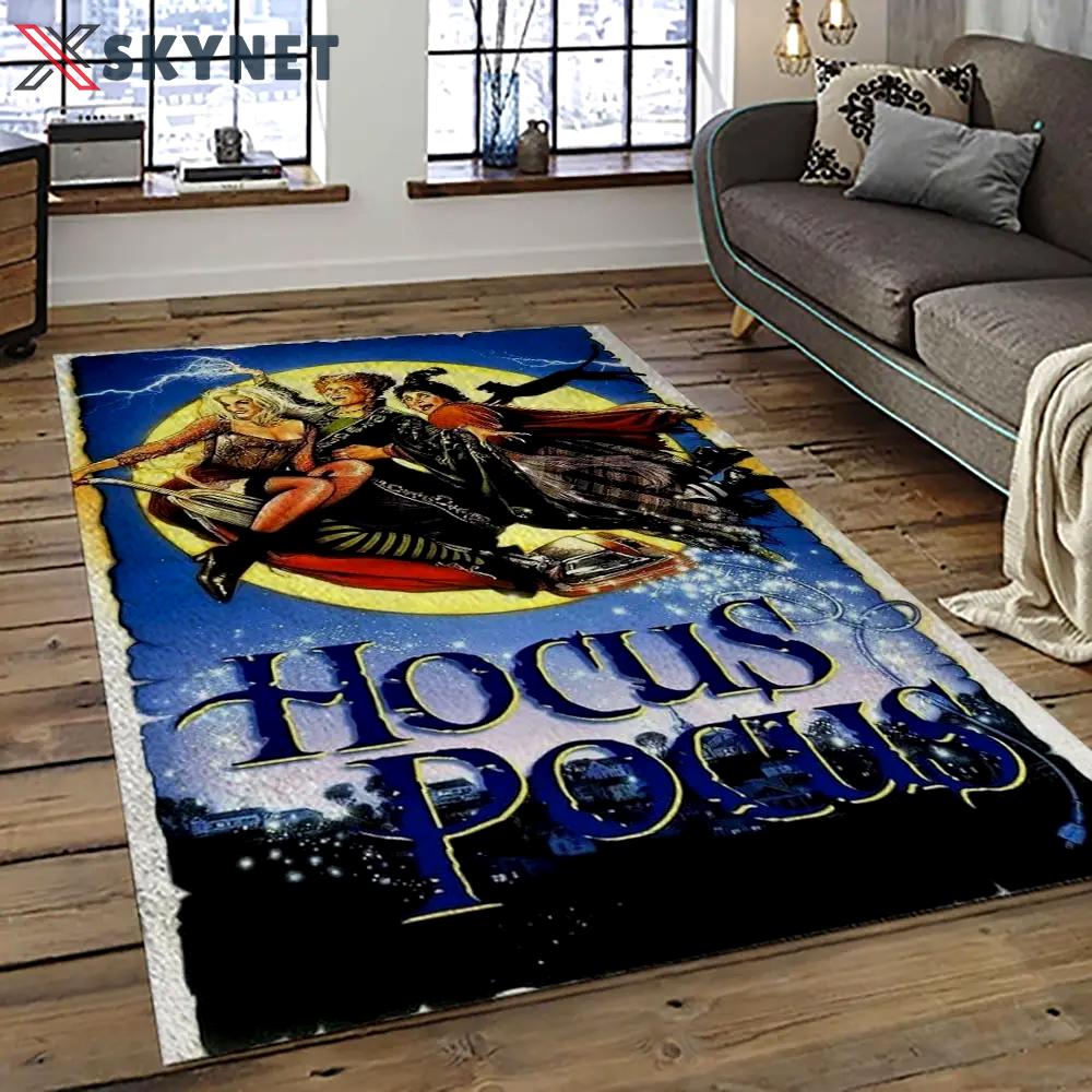 Hocus pocus supernatural comedy film movie carpet area rug home decor halloween gift best present for friends hps48 Rectangle Rug