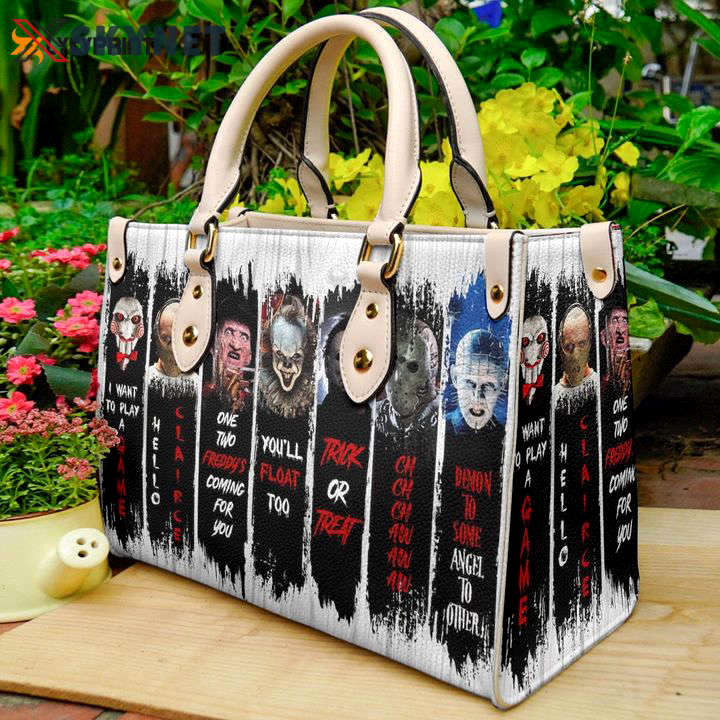 Horror 2 leather bag for women gift 915 Women Leather Hand Bag