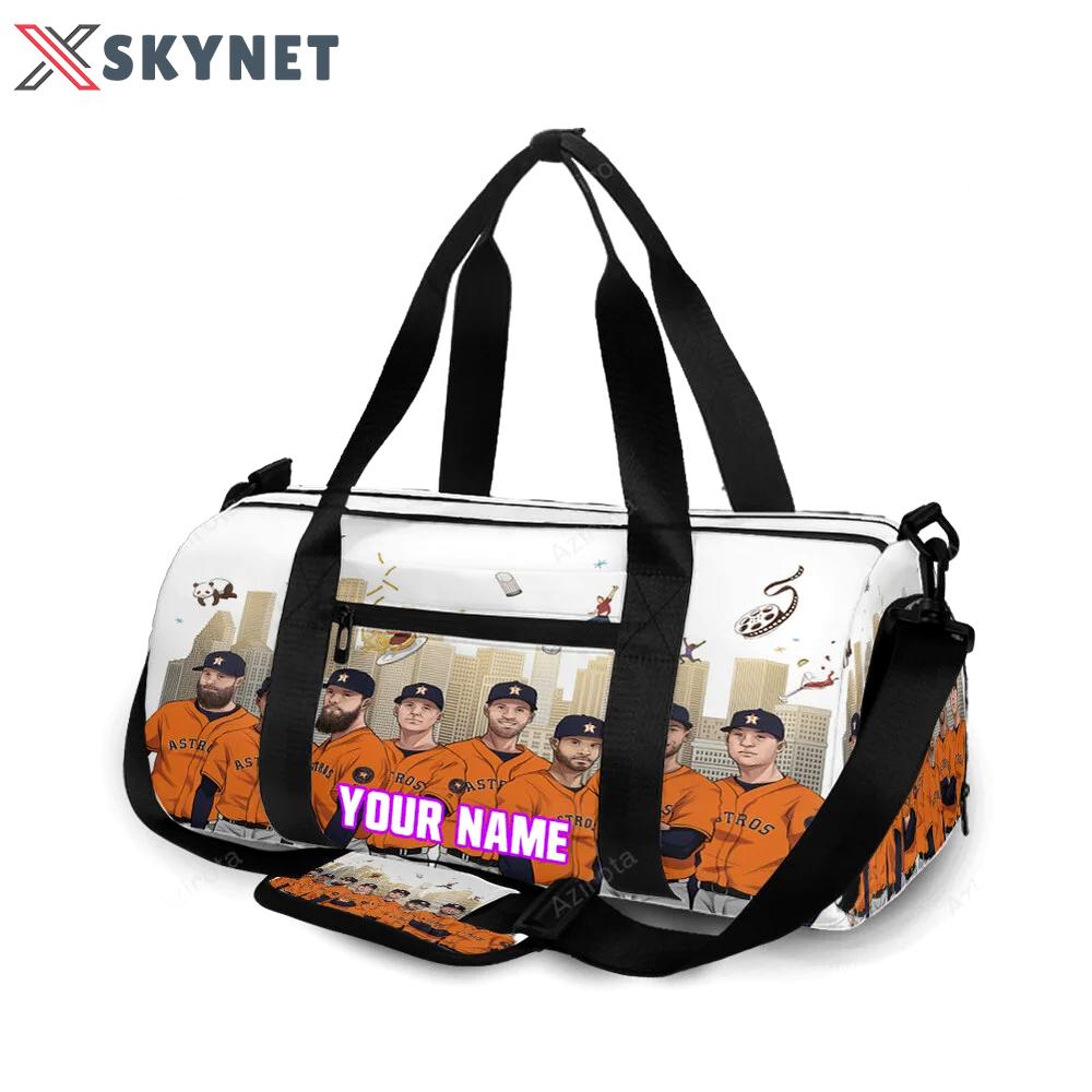 Houston astros team city v3 personalized name travel bag gym bag 116 Travel Bag