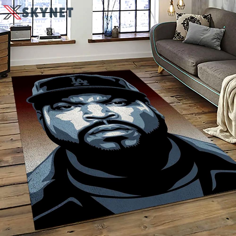 Ice cube rapper hiphop music retangle carpet area rug home decor best gift for fan and friends ic18 Rectangle Rug