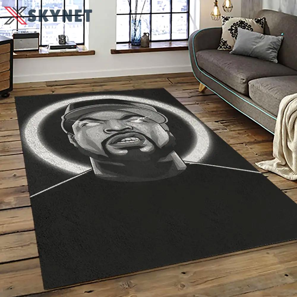 Ice cube rapper hiphop music retangle carpet area rug home decor best gift for fan and friends ic19 Rectangle Rug