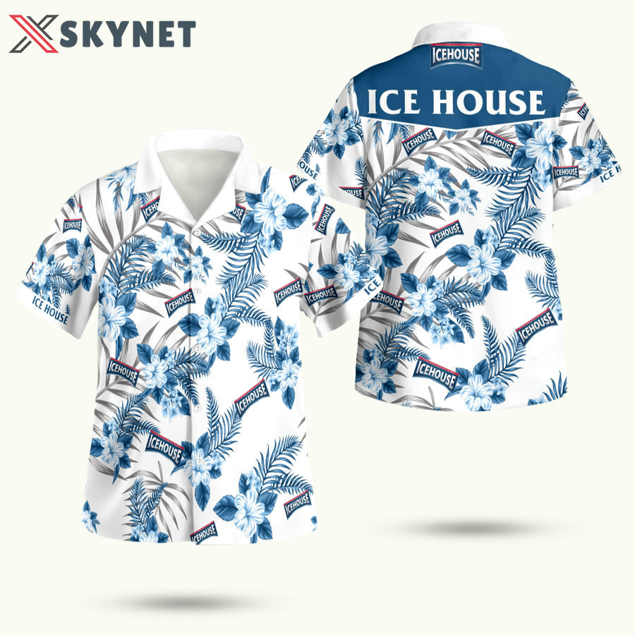 Ice house beer hawaiian shirt Hawaii Shirt Shorts & Flip Flops