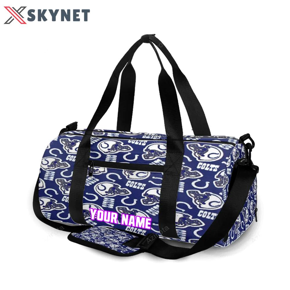 Indianapolis colts6 personalized name travel bag gym bag 1045 Travel Bag