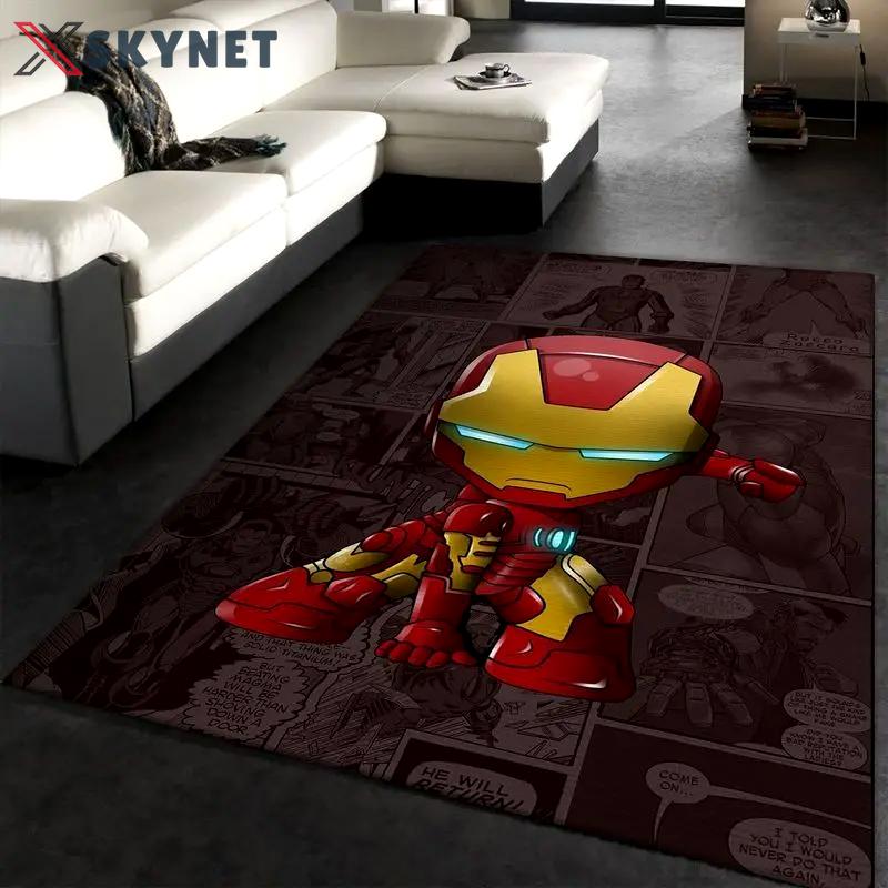 Iron man marvel 3 area rug living room and bed room rug rug regtangle Rectangle Rug