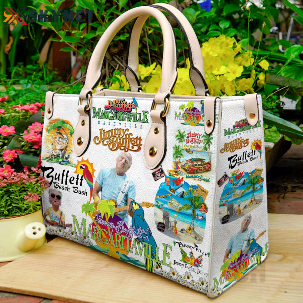 Jimmy buffett beach leather bag for women gift 1259 Women Leather Hand Bag