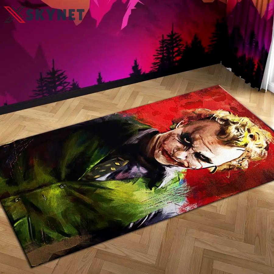 Joker heath ledger home field area rug living room rug home decor home decor Rectangle Rug