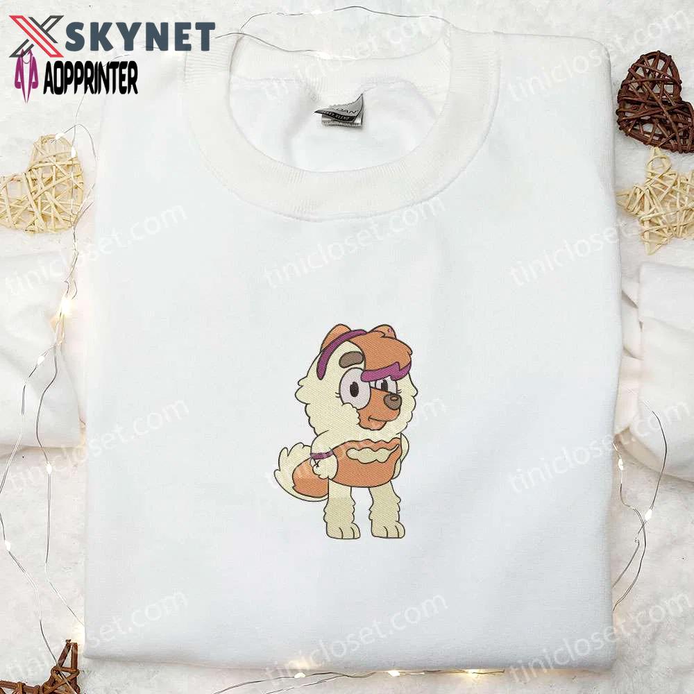 Judo embroidered shirt & bluey cartoon hoodie: best gift idea for judo fans Embroidered Shirt