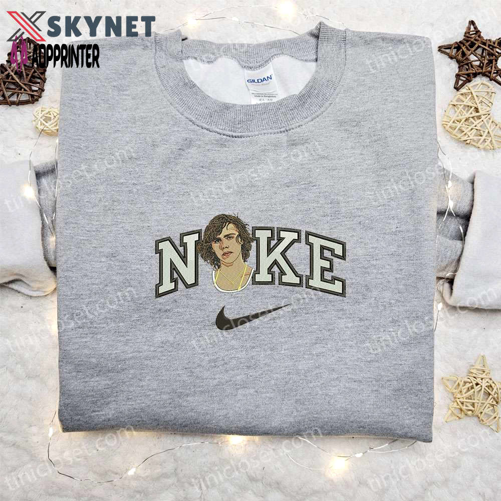 Justin bieber x nike embroidered sweatshirt: celebrity shirt for best birthday gift ideas Embroidered Shirt