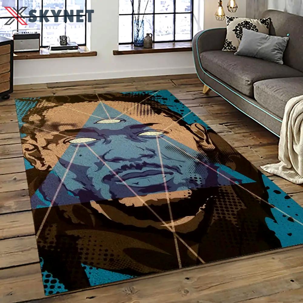 Kendrick lamar rapper hiphop music retangle carpet area rug home decor best gift for fan and friends kl13 Rectangle Rug