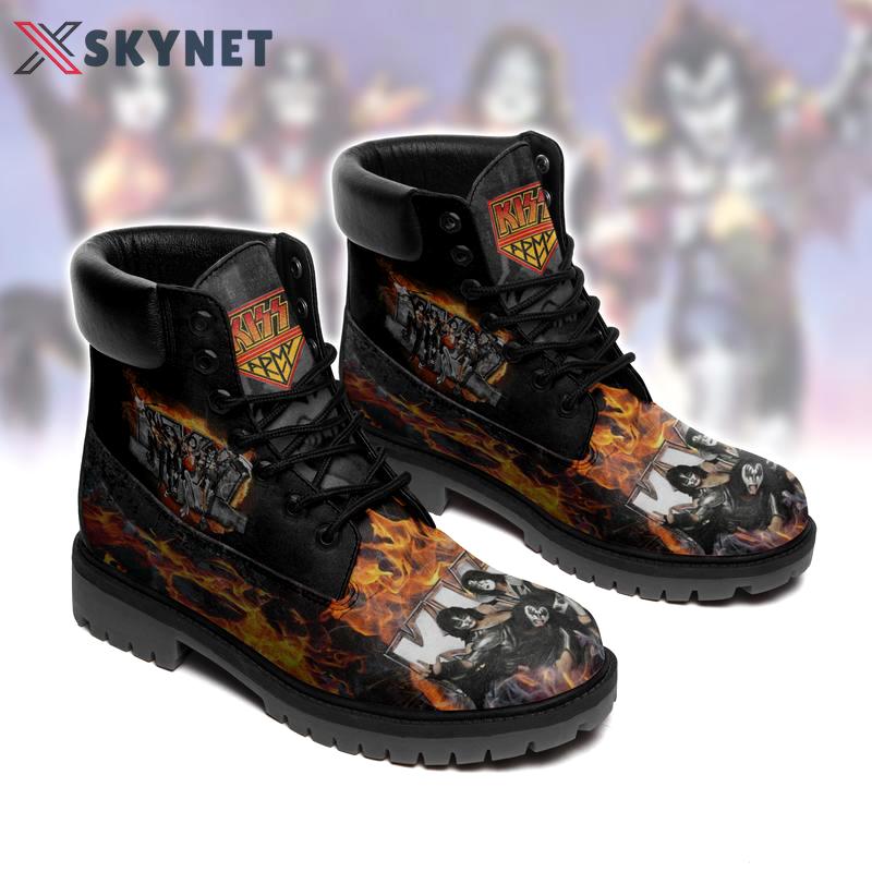 Kiss band form timboots hot 2023 best gift for fans Timboots Shoes