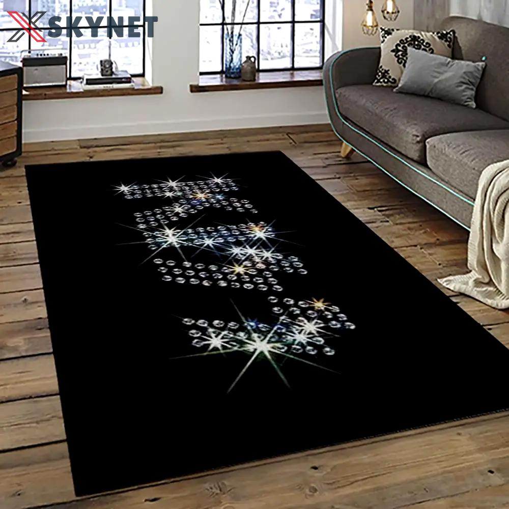 Kiss rock band music retangle carpet area rug home decor best gift for fan and friends as46 Rectangle Rug