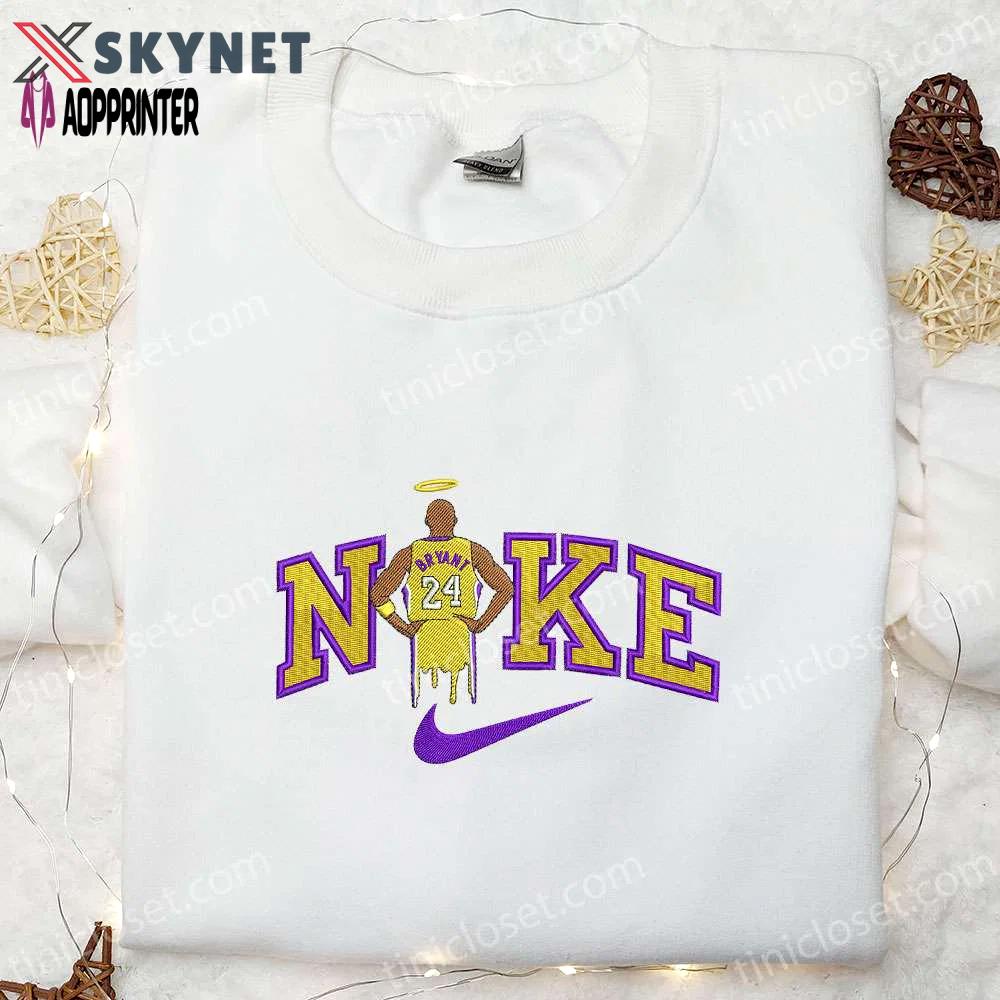 Kobe bryant x nike embroidered shirt nba sports hoodie celebrity t-shirt Embroidered Shirt