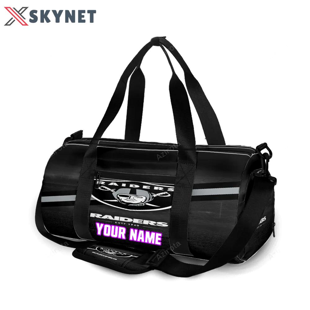 Las vegas raiders est 1960 personalized name travel bag gym bag 46 Travel Bag