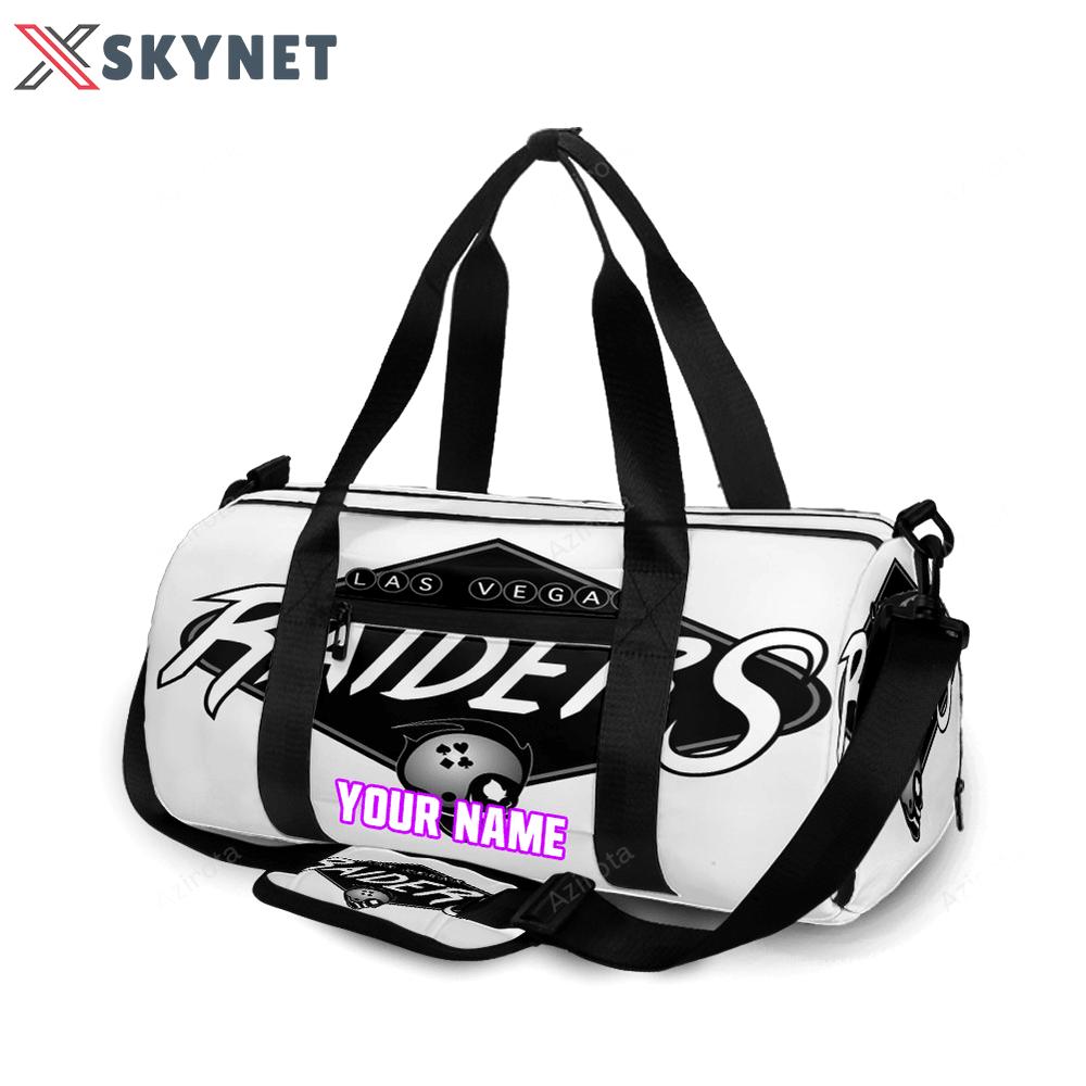Las vegas raiders logo art1 personalized name travel bag gym bag 1937 Travel Bag
