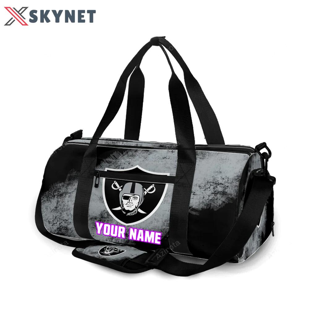 Las vegas raiders logo art26 personalized name travel bag gym bag 1963 Travel Bag