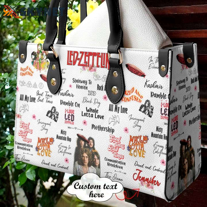Led zeppelin 1 hand leather bag for women gift 1918 Women Leather Hand Bag