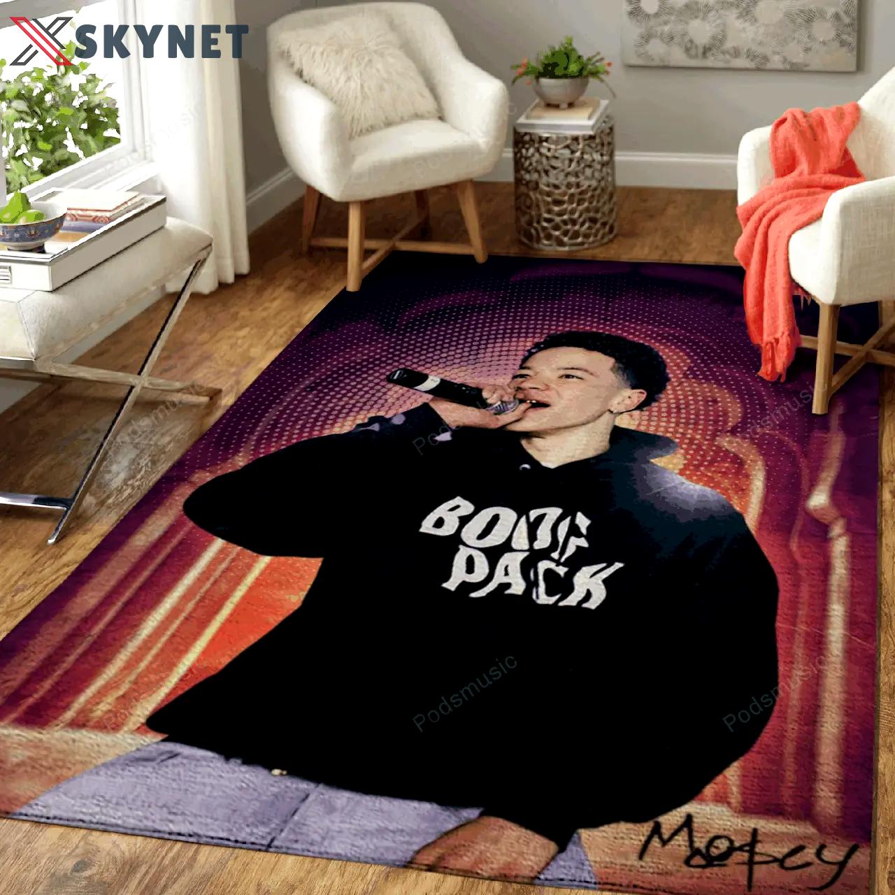 Lil mosey rap music art for fans area rug living room carpet rug regtangle carpet floor decor home decor Rectangle Rug