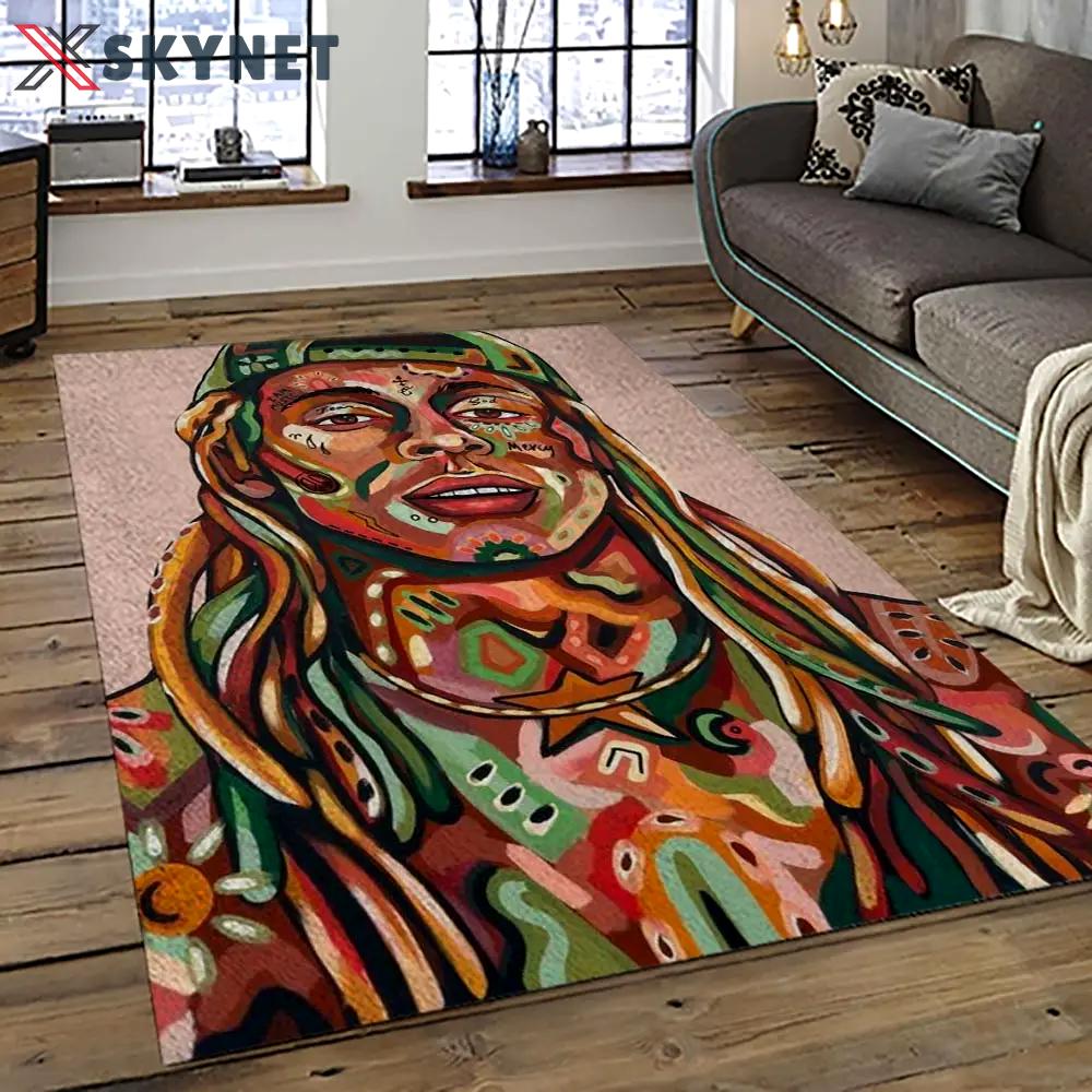 Lil wayne rapper hiphop music rap carpet area rug home decor gift for fans gift for friends lil16 Rectangle Rug