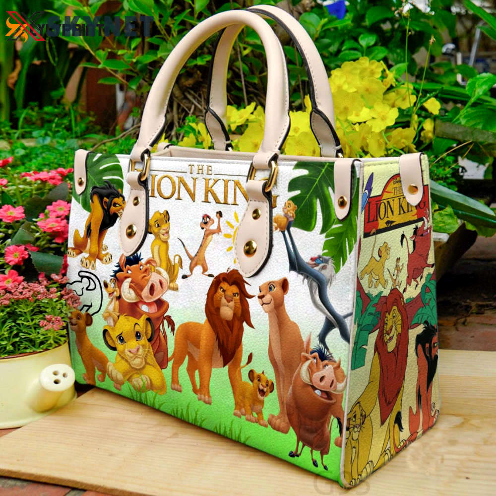 Lion king 1 leather handbag for women gift 2578 Women Leather Hand Bag