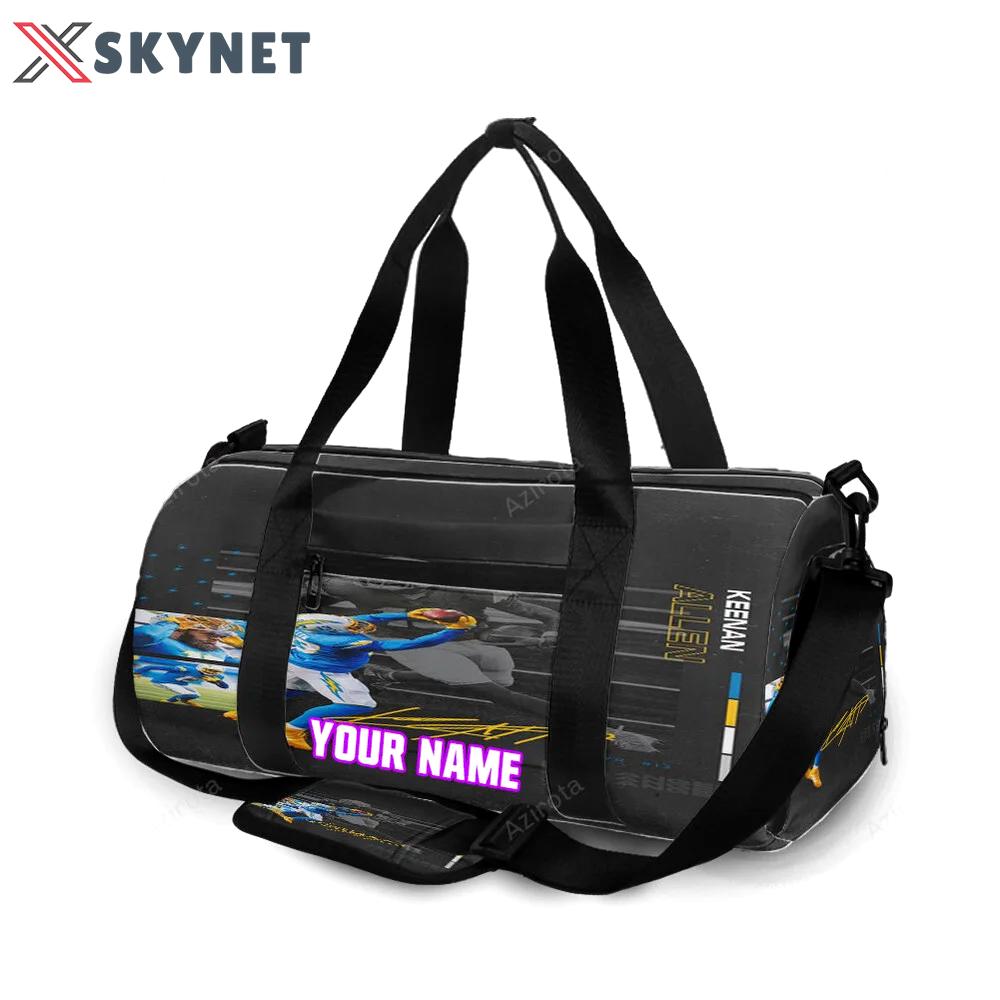 Los angeles chargers keenan allen5 personalized name travel bag gym bag 1320 Travel Bag