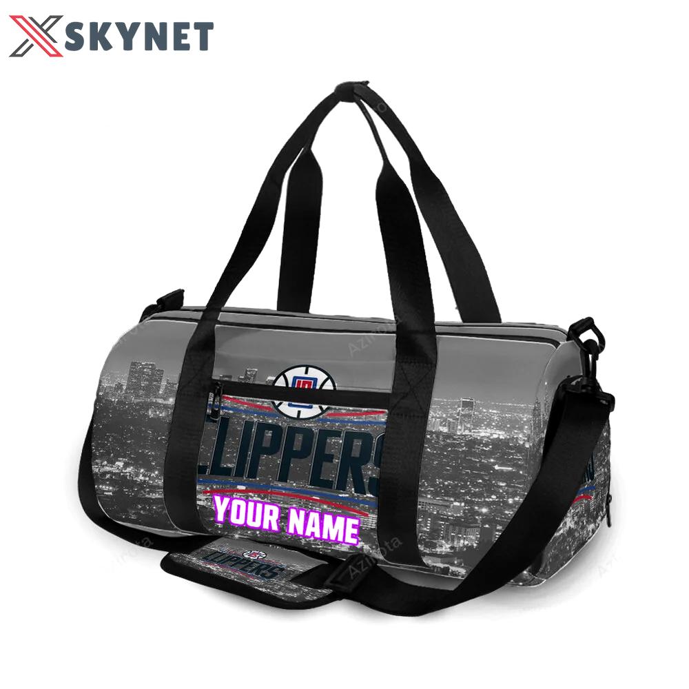 Los angeles clippers city personalized name travel bag gym bag 1697 Travel Bag
