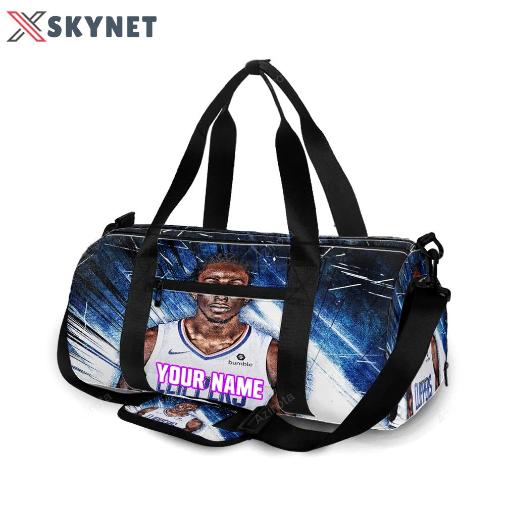 Los angeles clippers johnathan motley personalized name travel bag gym bag 1536 Travel Bag