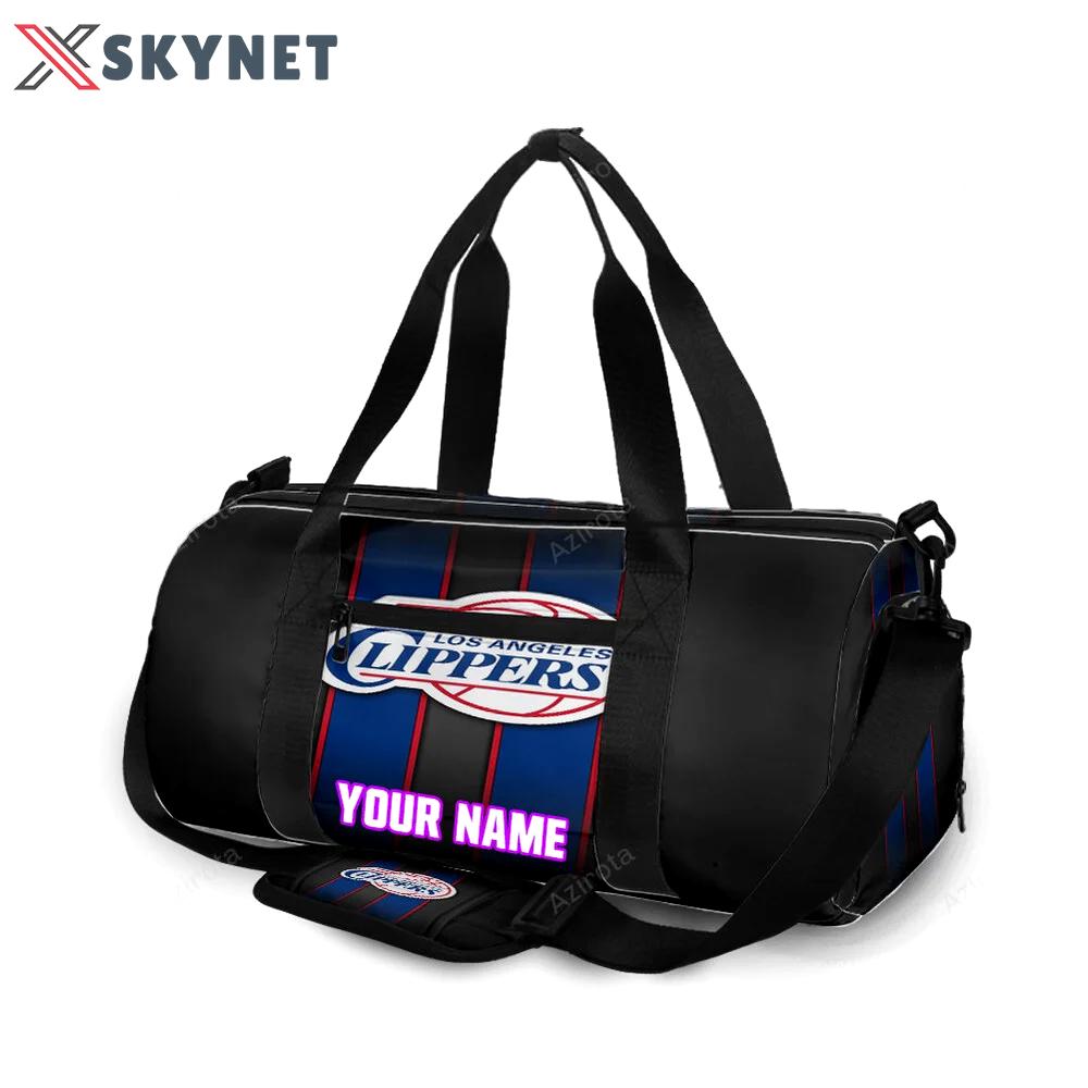 Los angeles clippers logo personalized name travel bag gym bag 1494 Travel Bag