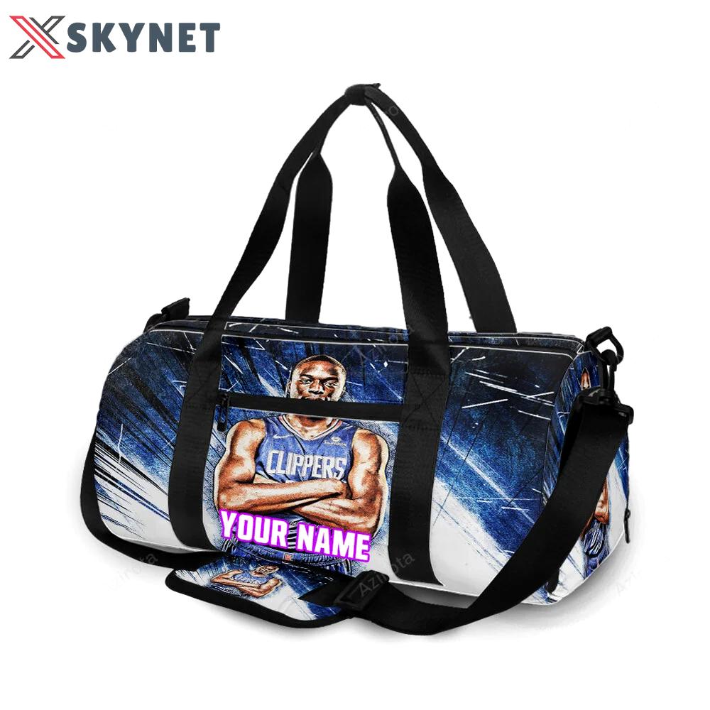 Los angeles clippers mfiondu kabengele personalized name travel bag gym bag 611 Travel Bag