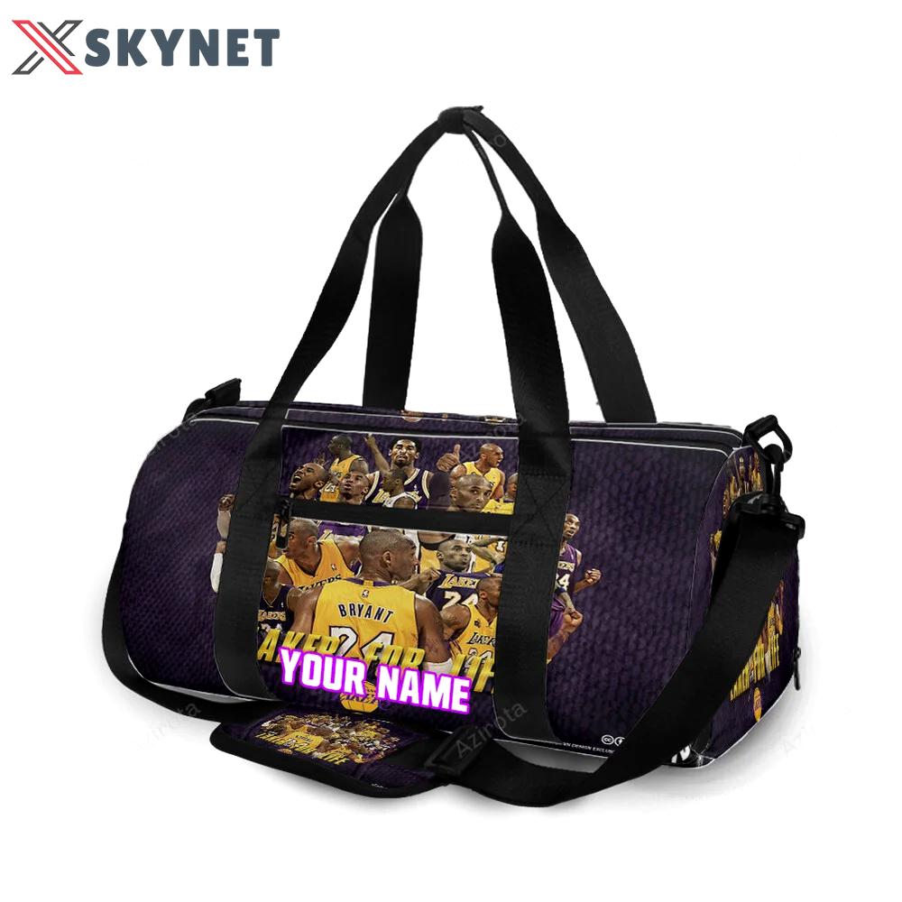 Los angeles lakers players v16 personalized name travel bag gym bag 735 Travel Bag