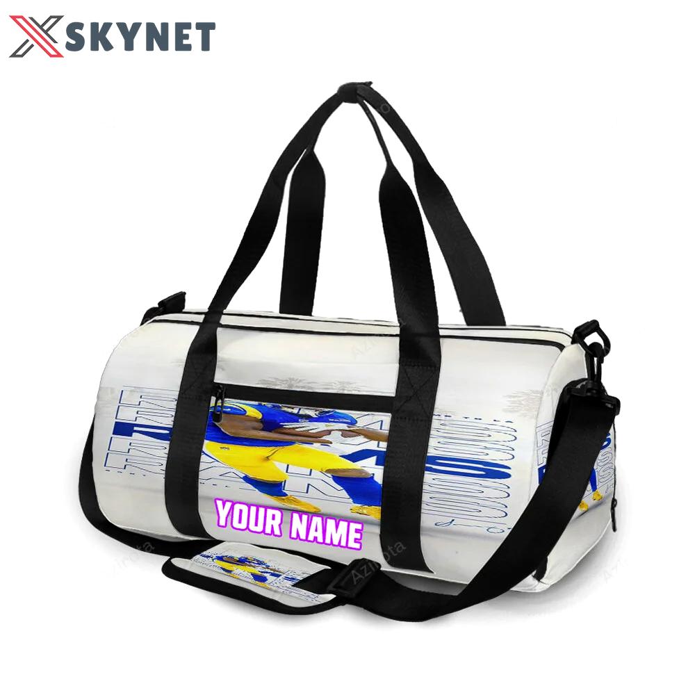 Los angeles rams sony michel1 personalized name travel bag gym bag 1710 Travel Bag