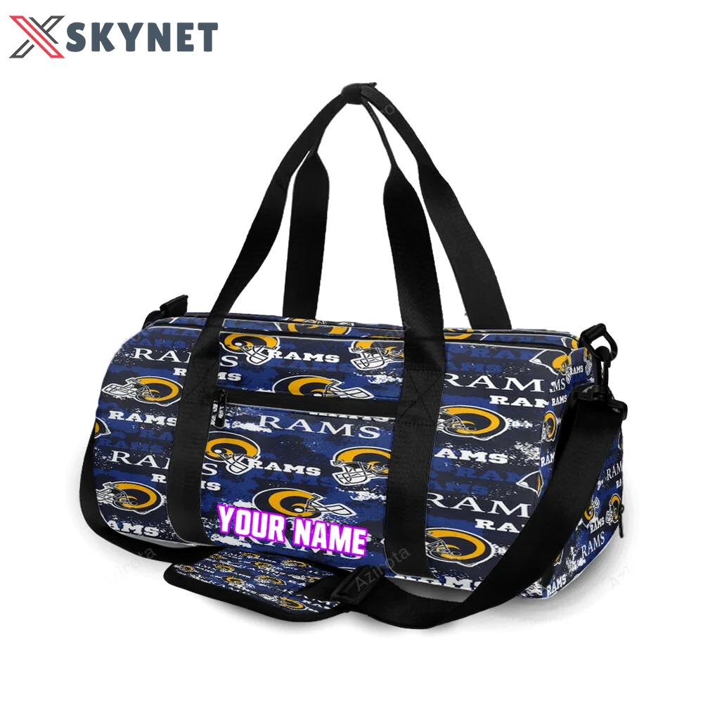Los angeles rams5 personalized name travel bag gym bag 249 Travel Bag