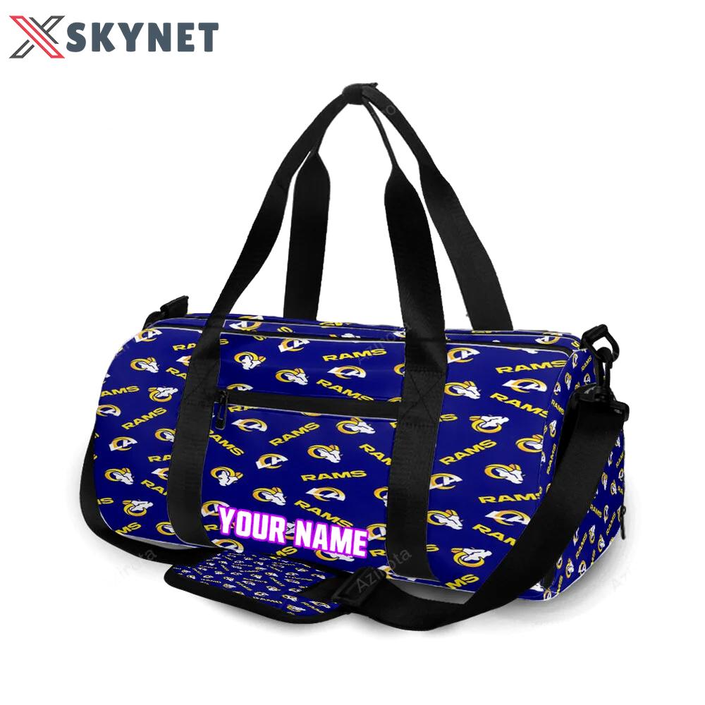 Los angeles rams7 personalized name travel bag gym bag 996 Travel Bag