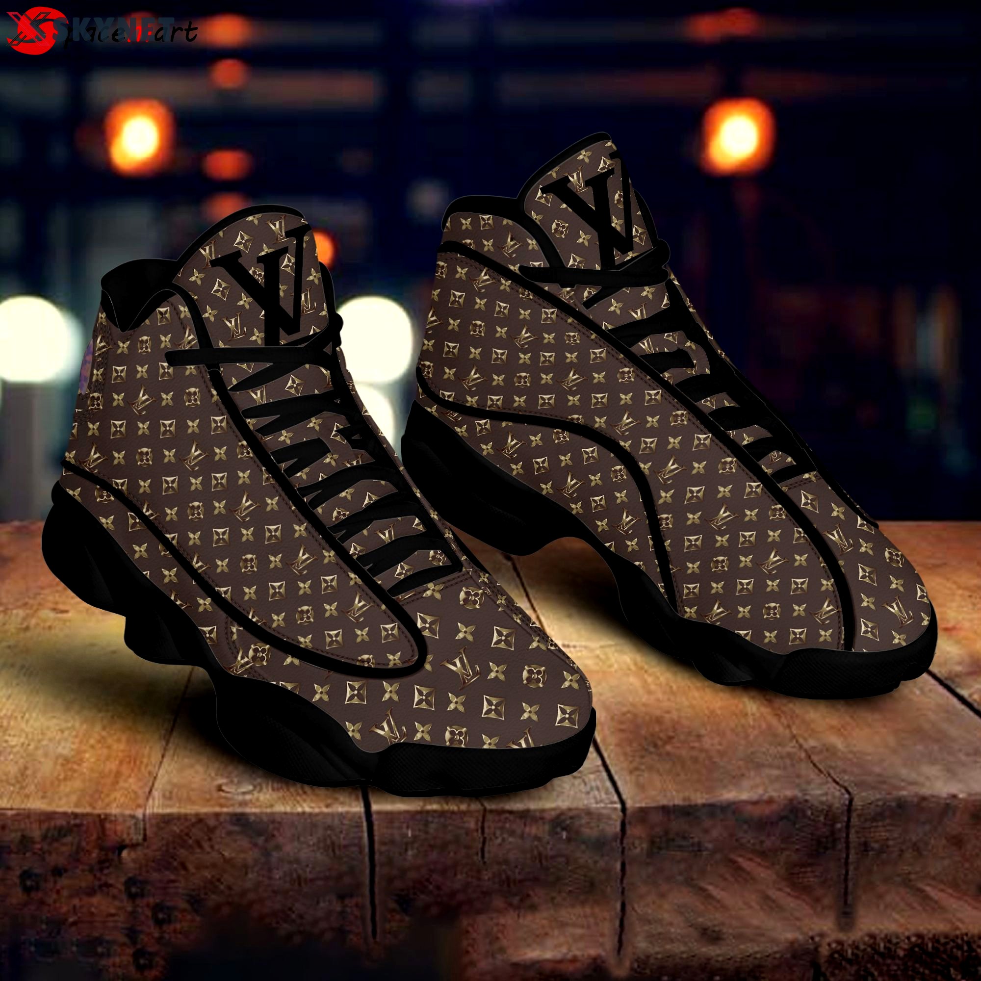 Louis vuitton air jordan 13 couture lv sneaker hot sneaker jd14333 Air Jordan 13