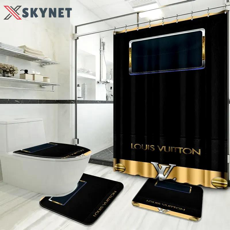 Louis vuitton bathroom set home decor hypebeast bath mat luxury fashion brand Bathroom Set