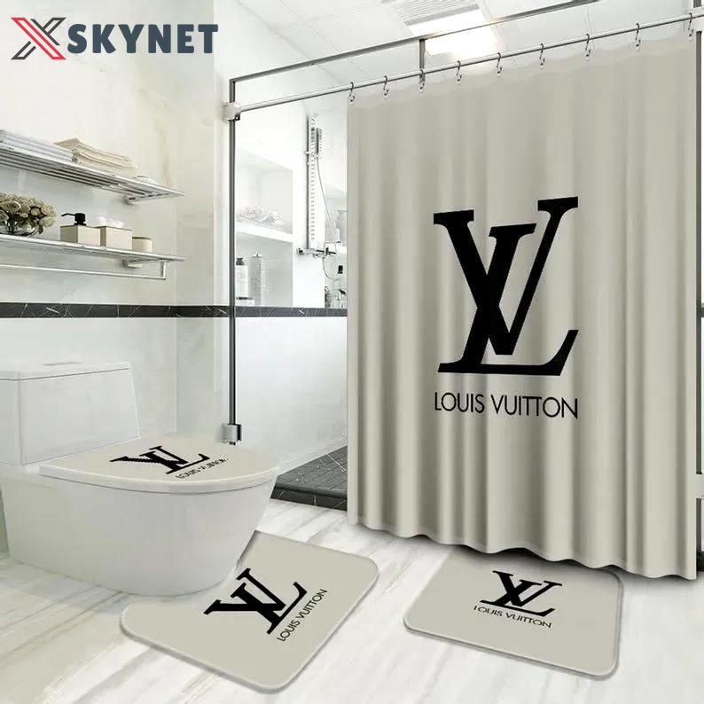 Louis vuitton bathroom set hypebeast home decor luxury fashion brand bath mat Bathroom Set