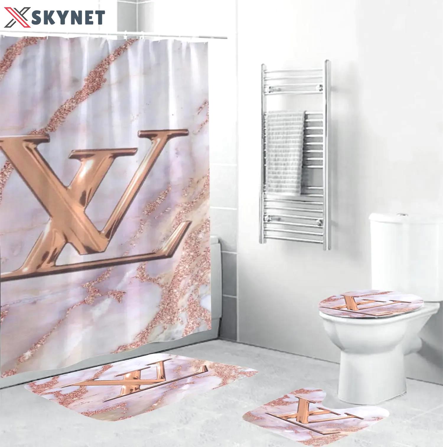 Louis vuitton luxury brand fashion bathroom set home decor Bathroom Set