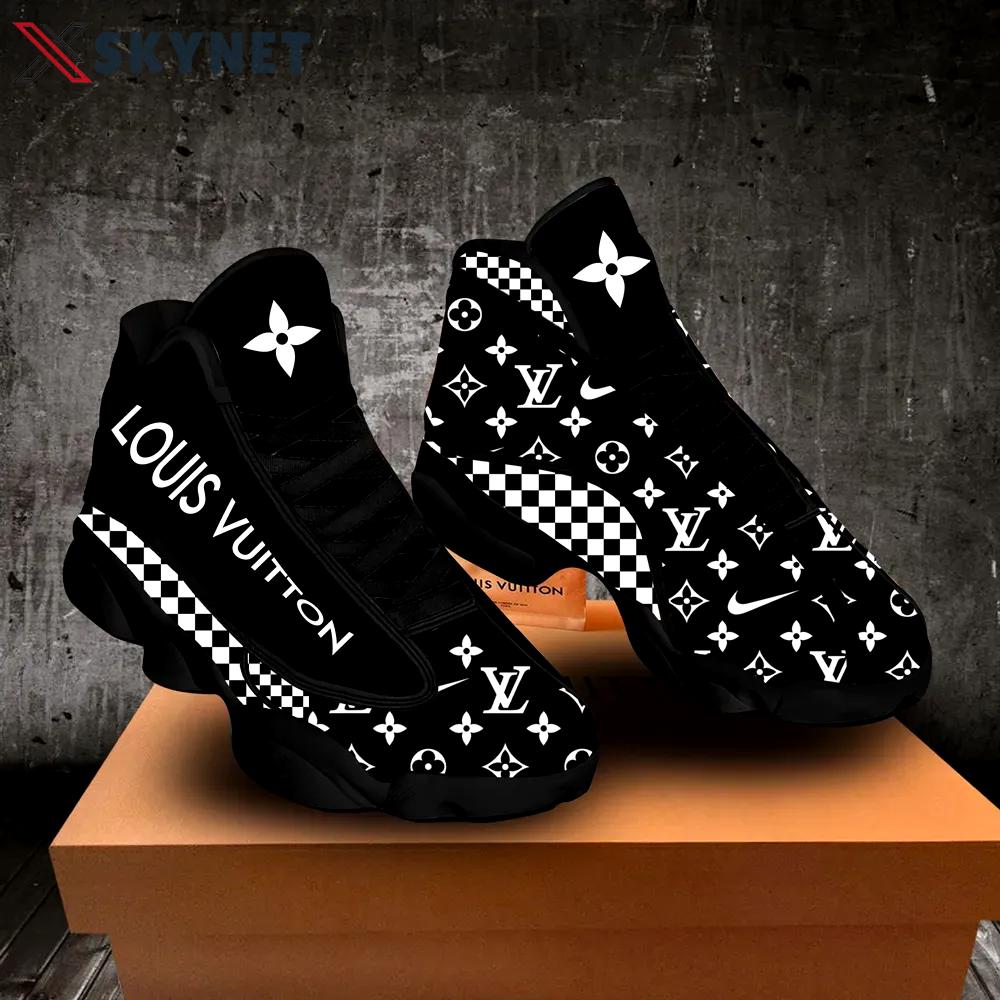 Louis vuitton nike black air jordan 13 sneakers shoes best shoes louis vuitton for men women l-jd13 pod Air Jordan 13