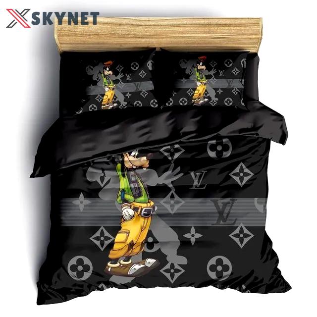 Louis vuitton pluto logo type 79 Bedding Sets bedclothes duvet home decor bedspread sheets bed linen hyperbeast Bedroom premium fashion brand blankets covers luxury ideas
