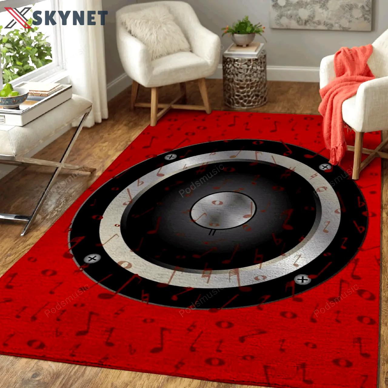 Love music musical art for fans area rug living room carpet rug regtangle carpet floor decor home decor Rectangle Rug