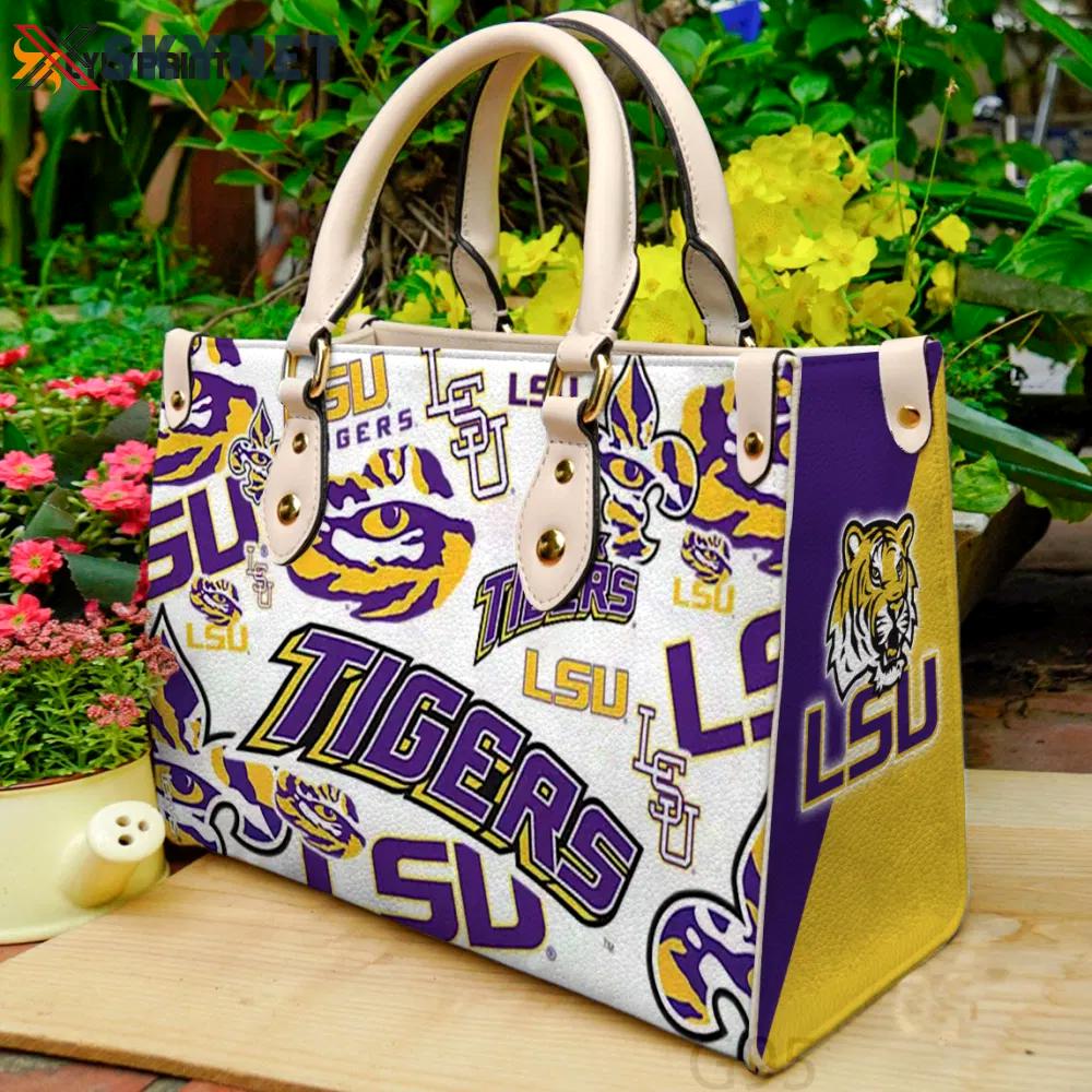 Lsu tigers love a1 leather bag g95 1733 Women Leather Hand Bag
