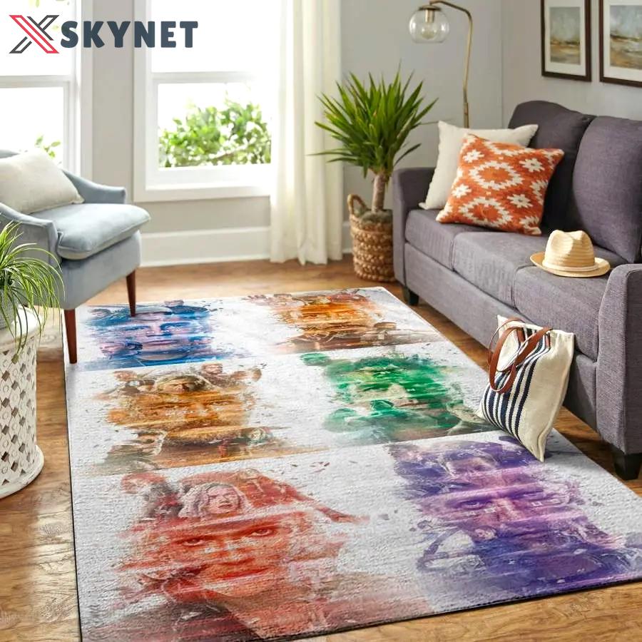 Marvel superhero area rug living room rug home decor marvel superhero movie ofd 19091601 Rectangle Rug