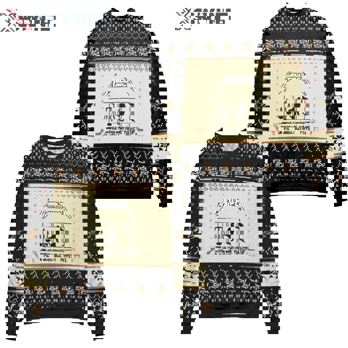 Metallica and justice for all ugly christmas sweater Christmas Ugly Sweater