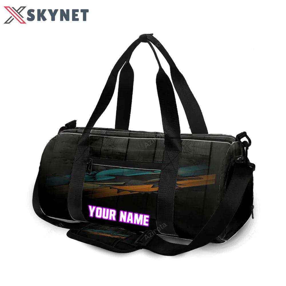 Miami dolphins logo art 7 personalized name travel bag gym bag 1346 Travel Bag