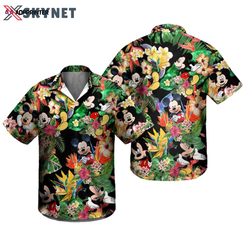 Mickey aloha hawaiian shirt, hawaii aulani disney summer button up shirt, magic kingdom, Hawaii Shirt
