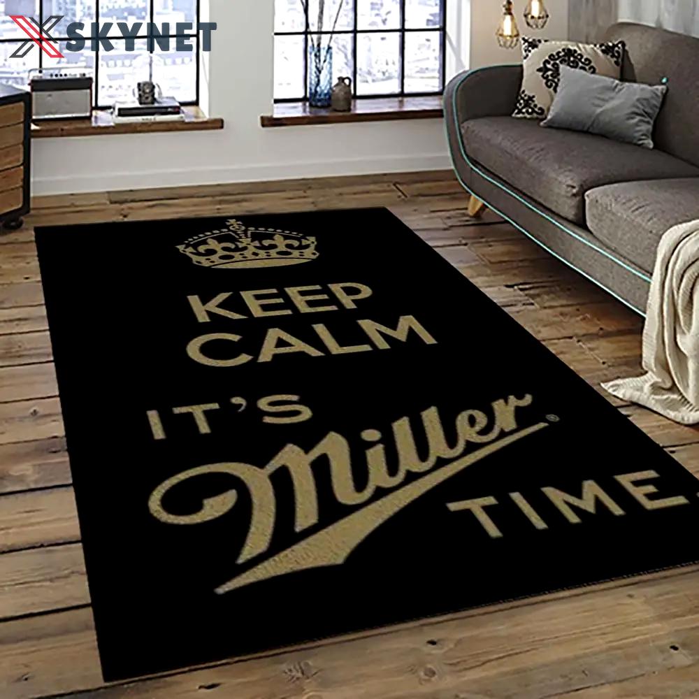 Miller lite american style beer retangle carpet area rug home decor gift best present for friends ml26 Rectangle Rug