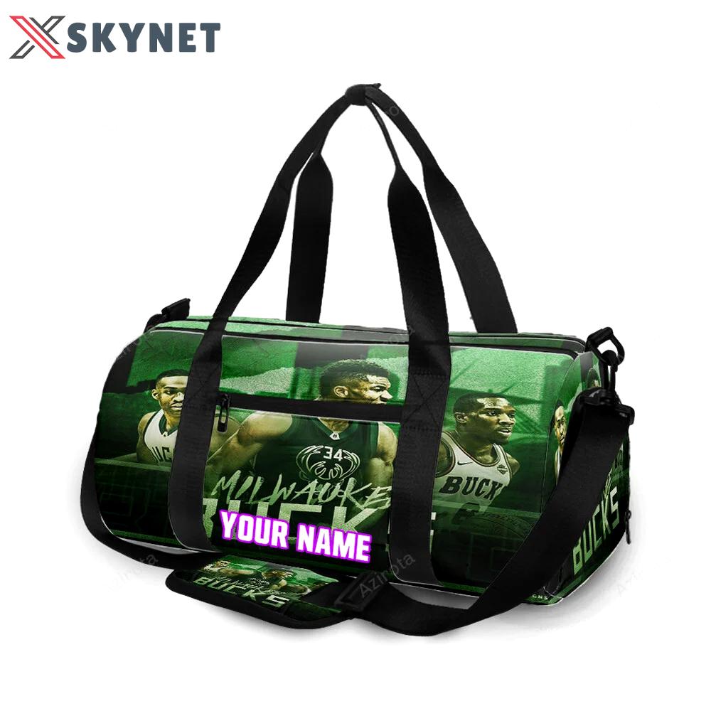Milwaukee bucks players v13 personalized name travel bag gym bag 1847 Travel Bag