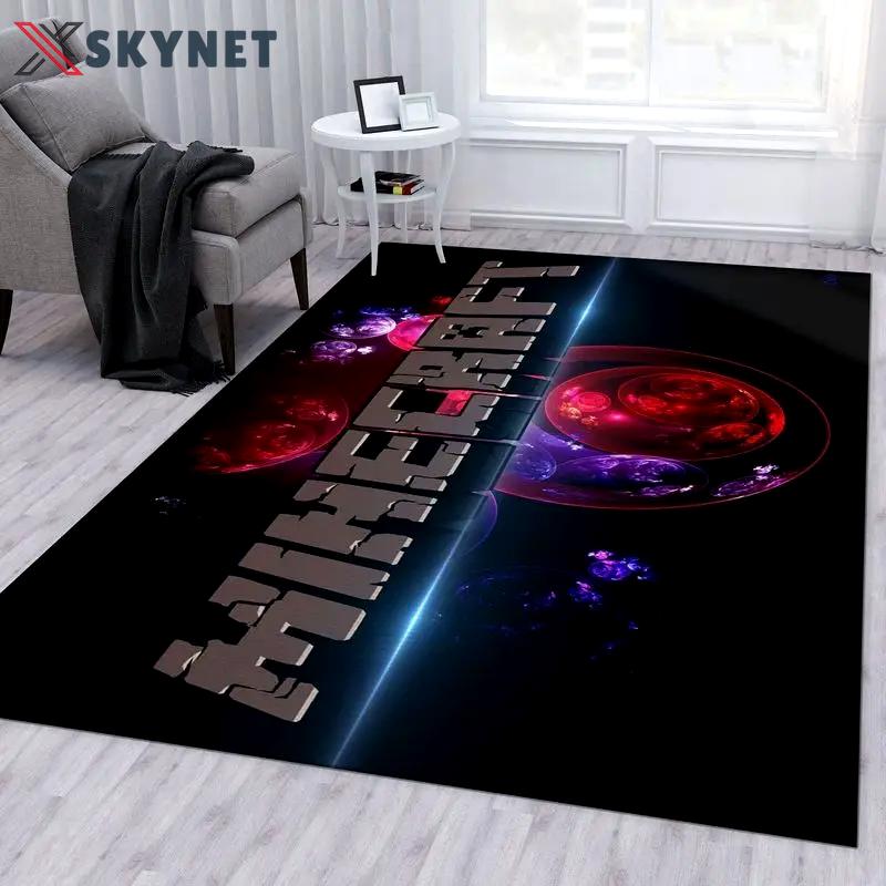 Minecraft 4 area rug living room and bed room rug rug regtangle carpet floor decor home decor Rectangle Rug