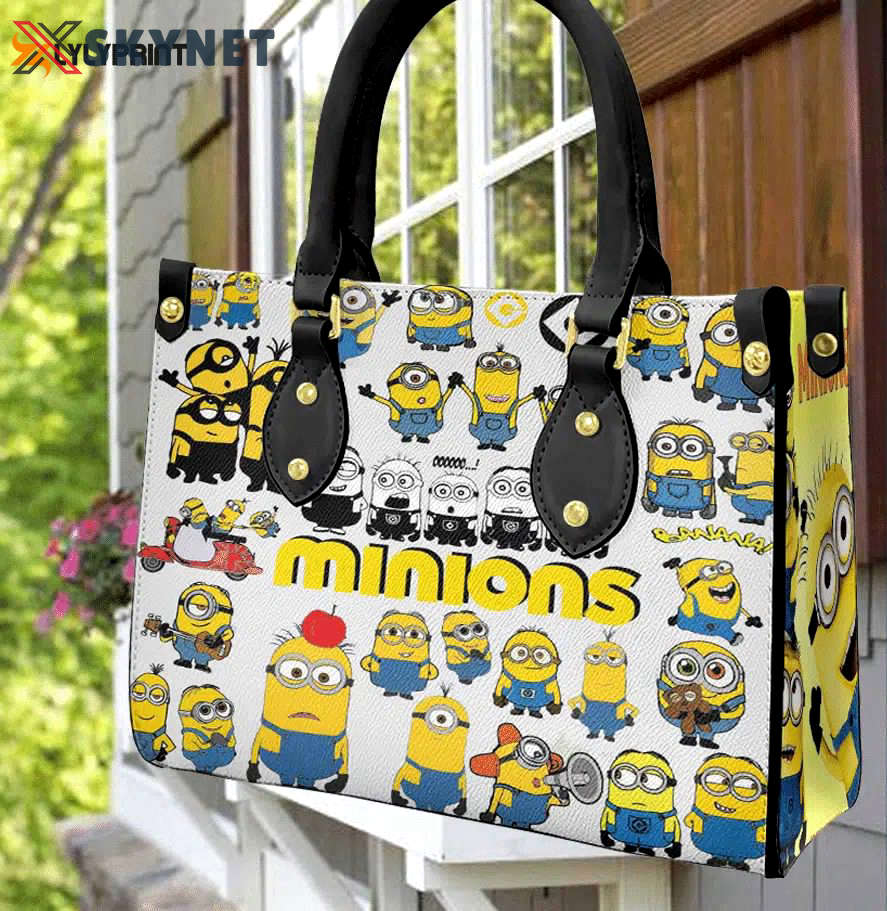 Minion leather handbag 1 3393 Women Leather Hand Bag
