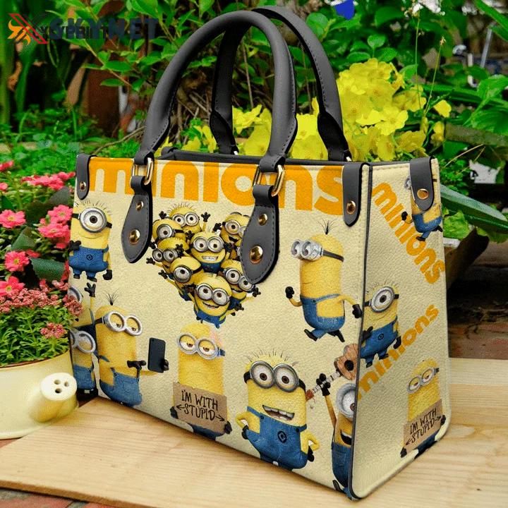 Minions hand bag gift for women’s day gift for women s day – stylish g95 surprise for her! 176 Women Leather Hand Bag