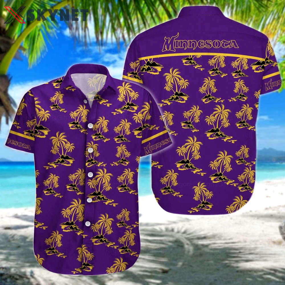 Minnesota hawaii shirt, minnesota football shirt, button up shirt Hawaii Shirt
